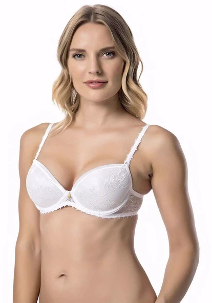 Le Jardin Vanessa Dantel Sütyen 7002  Beyaz 75B ürün görseli 1