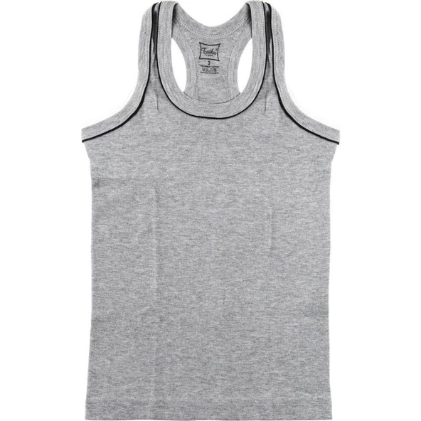 TUTKU 0130 ERKEK ÇOCUK SPOR ATLET 6 Adet  Gri 5 (9-10 YAŞ)