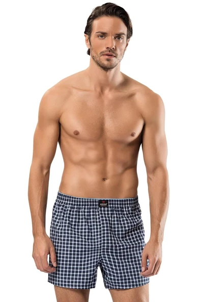 Erdem Erkek Poplin Desenli Boxer 1440 - 3 Adet  M Karışık Renk - 4