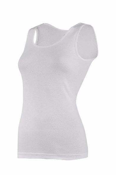 Yıldız 2028-2038-2039 Kadın Geniş Askılı Biyeli Ribana Atlet  Beyaz XL ürün görseli