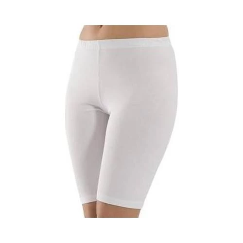 6'Lı TUTKU 0156 BAYAN KISA TAYT  Beyaz 2XL
