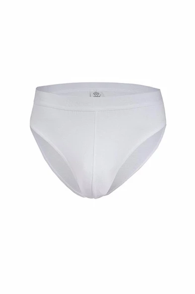 Yıldız Erkek Kemerli Modal  Slip Külot Renkli 3'Lü Paket   Beyaz M