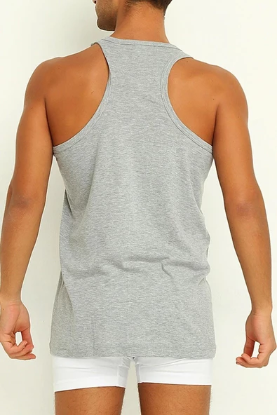 Yıldız Erkek Bambu Rambo Sporcu Atlet 490/91/92 - 3 Adet  Gri 2XL - Resim 3