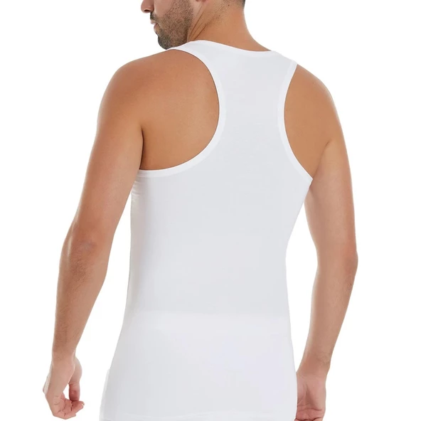 Yıldız Erkek Bambu Rambo Sporcu Atlet 490/91/92 - 3 Adet  Beyaz 2XL