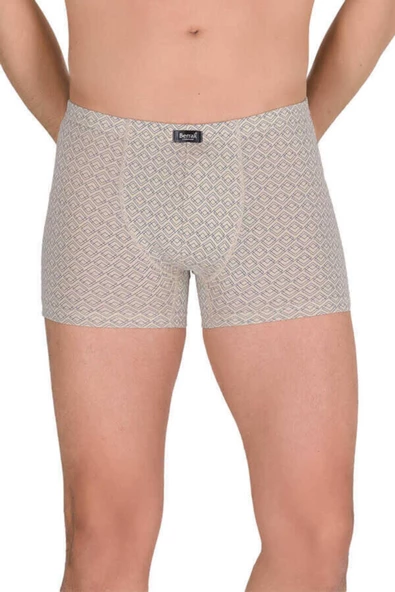 Berrak Erkek Desenli Modal Boxer 3'Lü Paket - 4497  XL Karışık Renk - 3