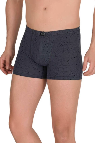 Berrak Erkek Desenli Modal Boxer 3'Lü Paket - 4497  XL Karışık Renk - 4