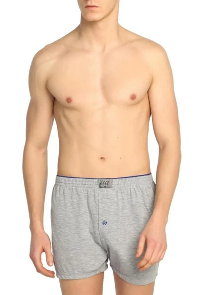 Tutku Elit Erkek Havlu Bel Penye Boxer 1101 - 3 Adet  XL Gri