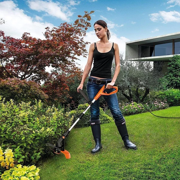 WORX 30cm Elektrikli Teleskobik Saplı Misinalı Çim ve Kenar Kesme 550 W - 4