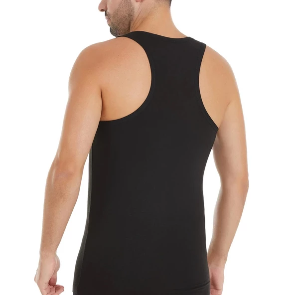Yıldız Erkek Bambu Rambo Sporcu Atlet 490/91/92 - 3 Adet  Siyah 2XL