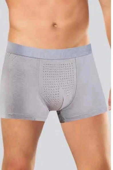Anıt Erkek Nefes Alan Bambu Likralı Boxer1284 - 3 Adet   M Gri - 3