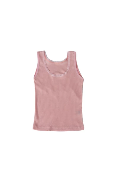 Berrak Kız Çocuk Kalın Askılı Atlet 6'Lı Paket - 6015  5 No:7-8 Yaş Somon - Resim 3