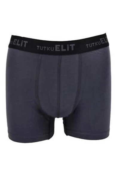 Tutku Elit Erkek Modal Elastan Spor Boxer 1252 - 6 Adet  XL Füme