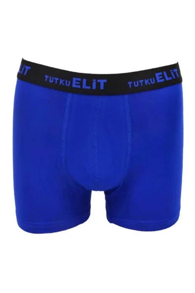 Tutku Elit Erkek Modal Elastan Spor Boxer 1252 - 6 Adet  2XL Saks Mavi
