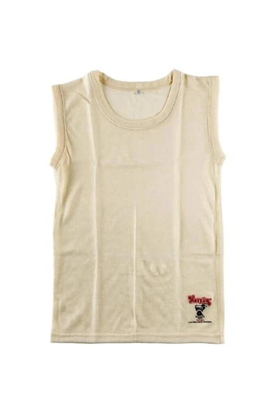 Hasyün Kız Çocuk İnce İçlik Yün Atlet 520 -2 Adet  Ekru 4(4-5 Yaş) ürün görseli