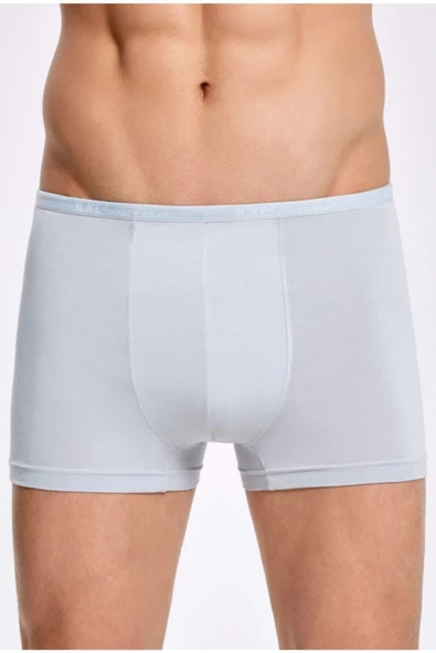 İlke Erkek Modal İnce Bel Lastikli Boxer 1603 - 6 Adet  M Gri
