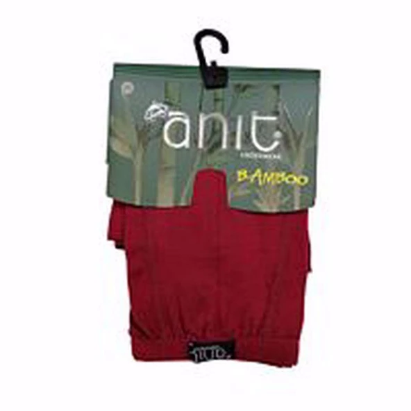 ANIT 1273 ERKEK BOXER BAMBU 6 ADET   L Bordo