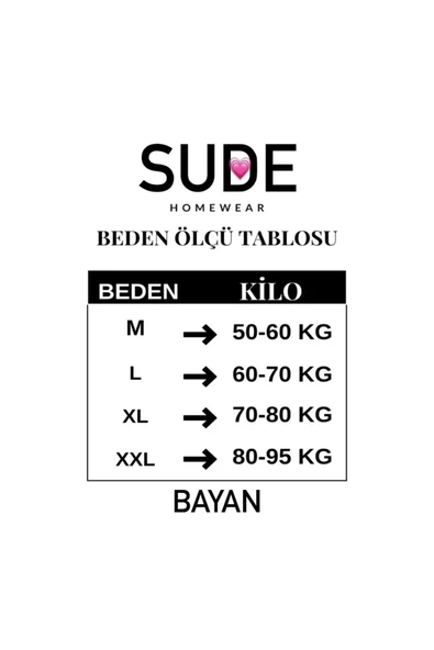 Sude Kadın Gömlek Önden Düğmeli Polar Desenli Pijama Takımı P200/353 - 1 Adet XL Yeşil - 4