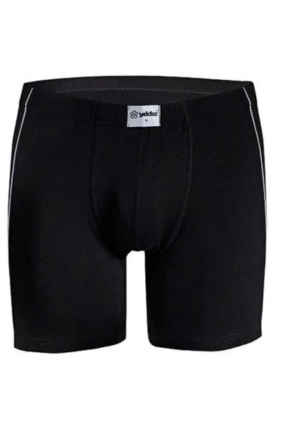 Yıldız Erkek Biyeli Modal Likralı Boxer 105 - 3 Adet  XL Siyah