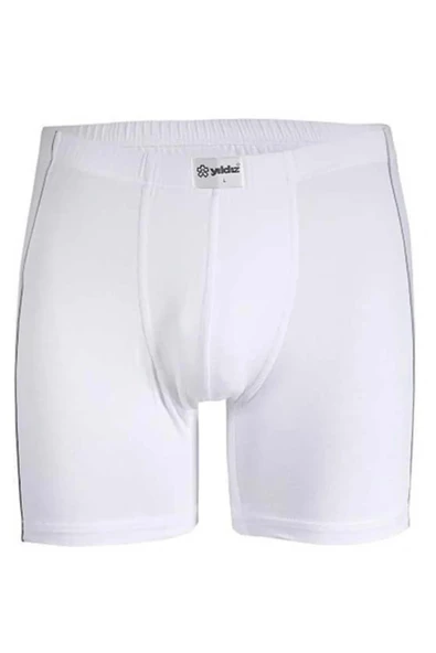 Yıldız Erkek Biyeli Modal Likralı Boxer 105 - 3 Adet  Beyaz XL
