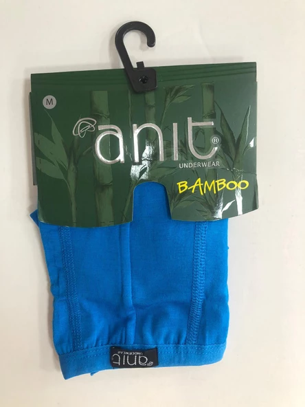 Anıt Erkek İnce Belli Bambu Likralı Boxer 1273 - 9 Adet  İndigo 2XL - 3