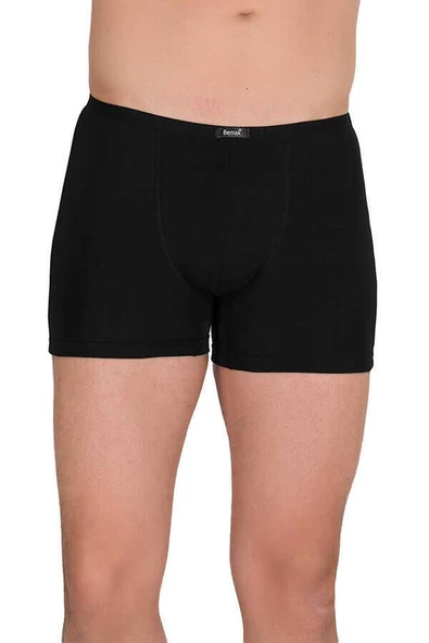 Berrak 4488 Erkek Modal İnce Kemer Boxer 6'Lı   XL Siyah
