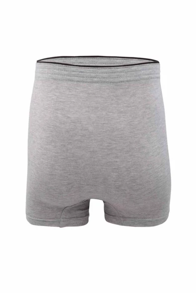 İlke Erkek Penye Boxer 011 - 6 Adet  Gri S - Resim 3