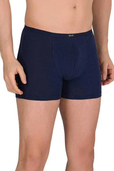 Berrak 4488 Erkek Modal İnce Kemer Boxer 6'Lı   Lacivert S