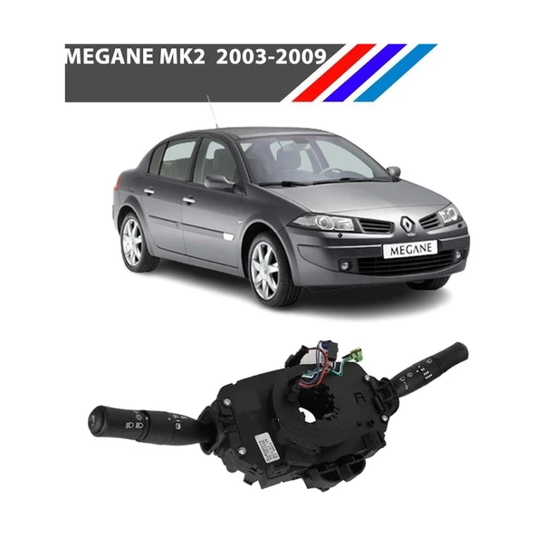 Megane 2 Far Sinyal Silecek Kumanda Kolu 2003 - 2009