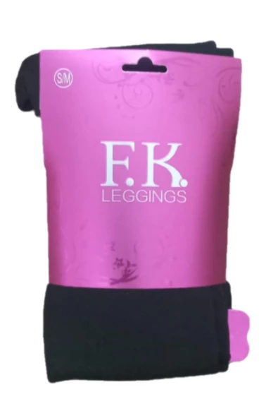 F.K. Leggings Kadın Termal Tayt Kışlık İçi Pelüş İçlik  - 1 Adet  Siyah S - M - Resim 2