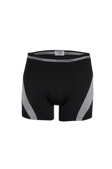 Yıldız Erkek Modal Likralı Comfort Boxer - 6 Adet  XL Siyah - 2