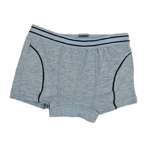 TUTKU 0133 ERKEK ÇOCUK LİKRALI BOXER 3 Adet  Gri 5 (9-10 YAŞ)