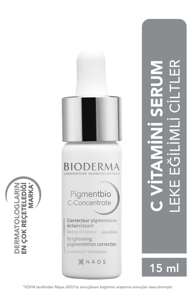 Bioderma Pigmentbio C-concentrate C Vitamini Içeren Leke Karşıtı Cilt Tonu Eşitleyici Gece Serumu 15 ml