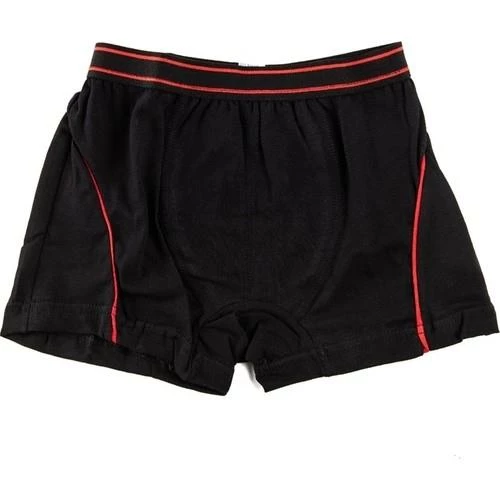 TUTKU 0133 ERKEK ÇOCUK LİKRALI BOXER 3 Adet  Siyah 4 (7-8 YAŞ)