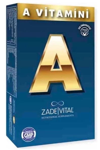 Zade Vital A Vitamini 30 Yumuşak Kapsül - Blister