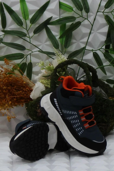 Fort Cool Tiger Petrol Rahat Kaymaz Taban Erkek Çocuk Bot - Resim 5