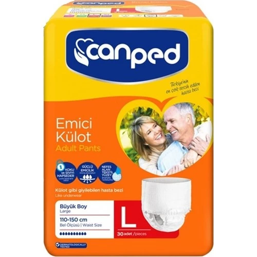 CANPED EMİCİ KÜLOTLU LARGE  30 ADET