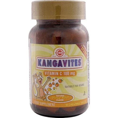 Solgar Kangavites Chewable Vitamin C 100 mg 90 Tablet