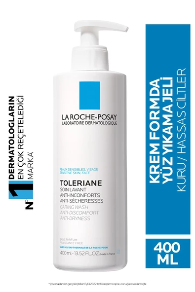 La Roche Posay Toleriane Caring Wash Kuru Ve Hassas Ciltler Için Nemlendirici Temizleyici Jel