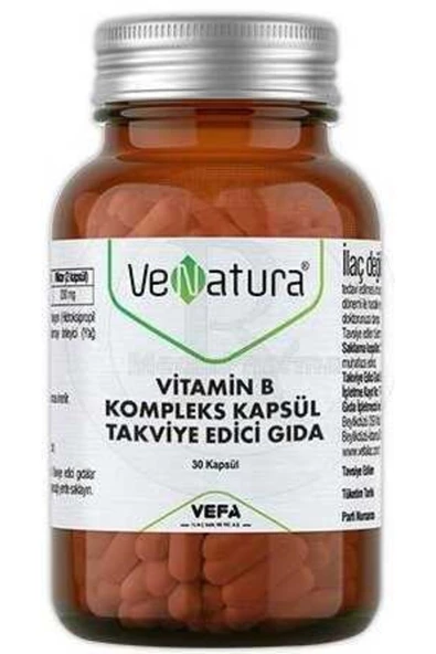 VeNatura Vitamin B Kompleks 30 Kapsül