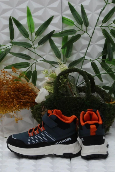 Fort Cool Tiger Petrol Rahat Kaymaz Taban Erkek Çocuk Bot - Resim 4