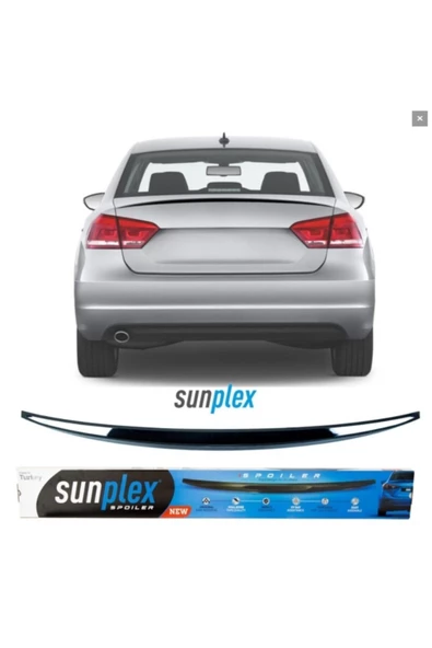 Passat B6 B7 B8 Bagaj Üstü Spoiler Piano Black Enjeksiyon Baskı - 2