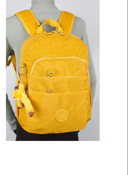 Kenyon Cox Hardal 8806 Unisex Klinkır Kumaş Sırt Çantası - 4