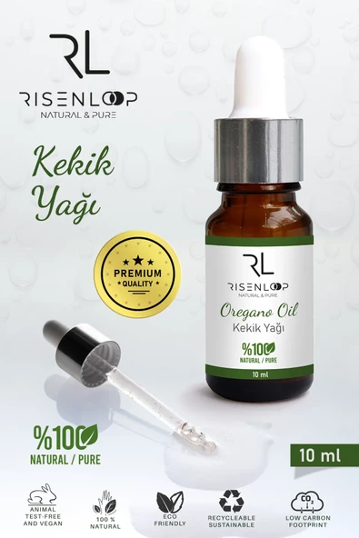 Risenloop Kekik Yağı %100 Saf Doğal Seyredilmemiş Uçucu Yağ 10 ML