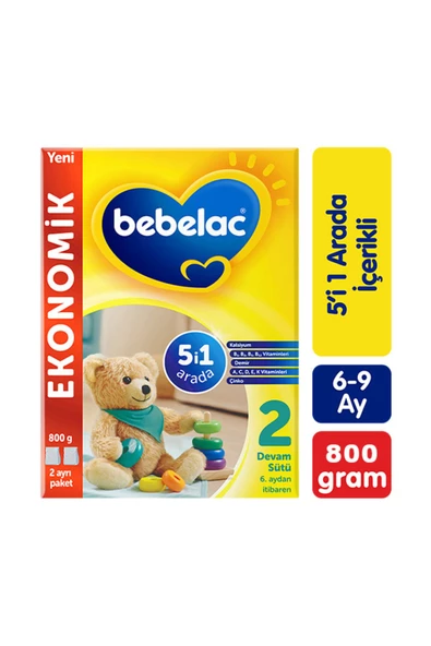 Bebelac 2 Devam Sütü 800 Gr