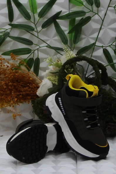 Fort Cool Tiger Haki Rahat Kaymaz Taban Erkek Çocuk Bot - Resim 5