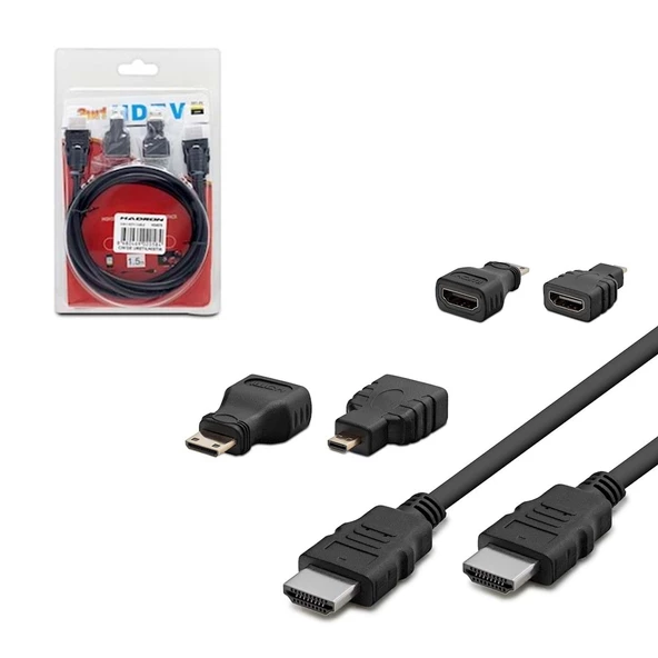 HADRON HD-4576 Hdmi Kablo Seti 3 İn 1