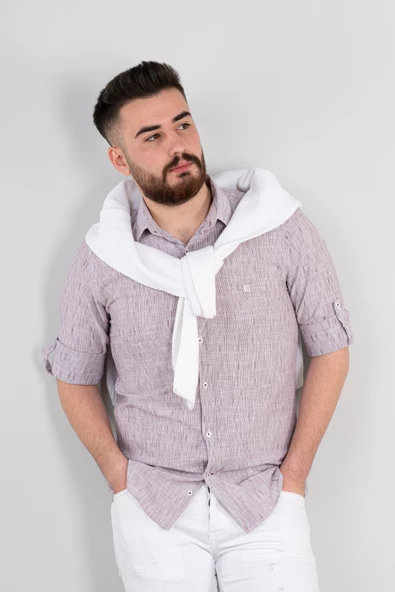 SLİMFİT YAZLIK ERKEK GÖMLEK - 6