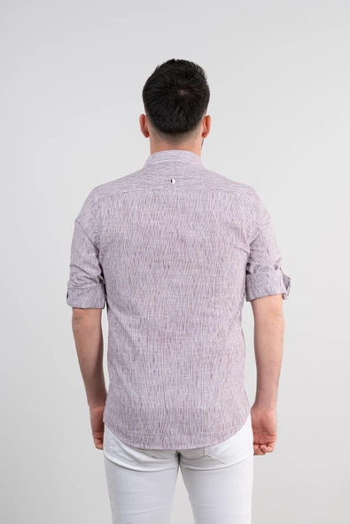 SLİMFİT YAZLIK ERKEK GÖMLEK - 8