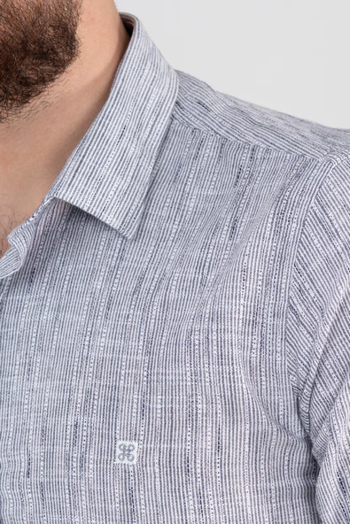 SLİMFİT YAZLIK ERKEK GÖMLEK - 11