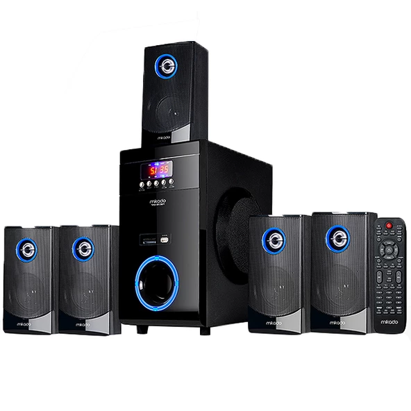 MIKADO MD-813BT 5+1 USB/SD/FM DESTEKLİ MULTIMEDIA BLUETOOTH HOPARLÖR - SPEAKER